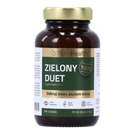 Výživový doplnok NutriHealth Green Duet, (60 kapsúl) 100% prírodný