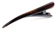 Donegal Brązowa spinka, klamra do włosów typu Tukan, dł. 12cm, 1 sztuka