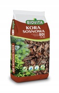 KORA SOSNOWA GRUBA SORTOWANA OGRODOWA OGRÓD 80l premium