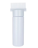 Aplikátor Láhev s hřebenem pro nanášení barev + Masážní kartáč