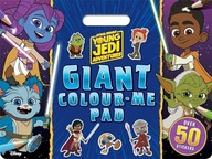 STAR WARS YOUNG JEDI ADVENTURES: GIANT COLOUR ME PAD - Walt Disney (KSIĄŻKA