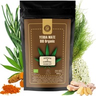 Zimowa Yerba Mate Green Bio Organic Ginger Tumeric Rozgrzewająca FIT 400 g