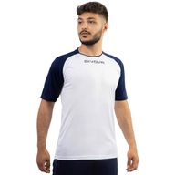 Koszulka Givova Capo Interlock biało-niebieska MAC03 0304 L