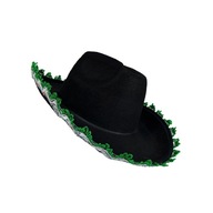 Westernový kovbojský klobúk Sequin Cowgirl Party Favors for