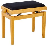 Nastaviteľná lavica stolička na klavír drevo Thomann KB-15OAKM matný dub