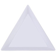 Podnos na ozdoby zirkóny kontajner trojuholník