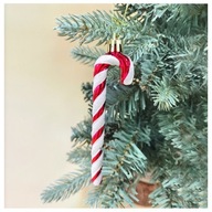 Bombičky cukríkové ozdoby na vianočný stromček sada 6 ks XL v balení