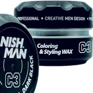 Pomada do włosów NISHMAN koloryzująca czarna C3