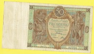 BANKNOT POLSKA 50 ZŁ 1929 R. EC