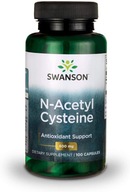 Swanson NAC N-acetyl-L-cycteín 600 mg, 100 kaps váz 4/2026