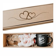 APÁK NAPI AJÁNDÉK SZETT BÖGRE CUKORKA KULCSTARTÓ APA DOBOZ GRAVÍROZÁS