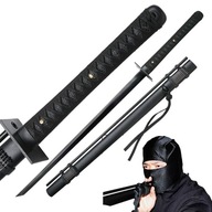 Meč Katana  Ninja Drsná tréningová oceľ 1045 s Fúkačkou D127