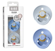 BIBS cumlík 6-18m KAUČUK HEVEA 2pack BLUE SKY