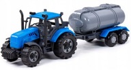 Polesie 91550 Traktor "Progress" inerciálny s cisternovým prívesom, modrý