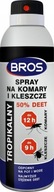 BROS Spray na komary kleszcze 50% DEET 180ml