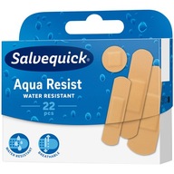 SALVEQUICK plastry Aqua Resist WODOODPORNE mix rozmiarów ODDYCHAJĄCE 22 szt