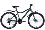 MTB bicykel Discovery KELLY DD pomalý chod rám 16 palcov koleso 26 " zelená