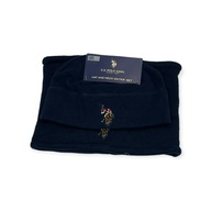 Czapka komin komplet dziecięcy U.S POLO ASSN navy