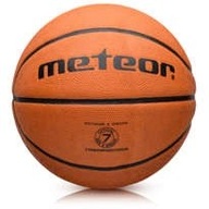 Tréningová basketbalová lopta Meteor Cellular 7 hnedá