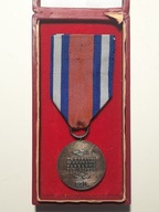 Medal Srebrny Za Zasługi w Ochronie Porządku Publicznego PRL + pudełko