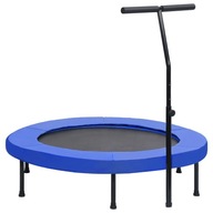 vidaXL Trampolina fitness z uchwytem i nakładką ochronną, 122 cm, 92489