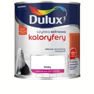 Dulux farba na radiátory radiátorov Rýchla obnova radiátory BIELA 0,75L