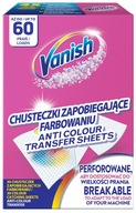 Vanish Chusteczki zapobiegające farbowaniu ubrań wyłapujące kolor 60 prań