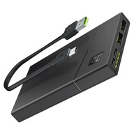 GREEN CELL POWER BANK 10000mAh 18W PD USB-C QC POWER DELIVERY QUICK CHARGE