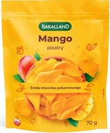 Mango owoce suszone plastry Bakalland 70g przekąska JAKOŚĆ PREMIUM