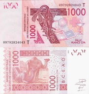 Togo 2003 - 1000 francs - Pick 815 UNC Letter T