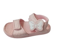 Sandałki sandały r25 piankowe dziewczęce gumowe buty różowe
