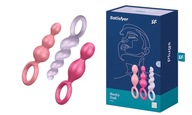 SATISFYER Booty Call zestaw korków analnych o pobudzającej strukturze