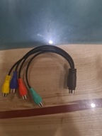 Przewód Kabel Adapter S-Video 7 PIN - 4 x RCA Chinch RGBY