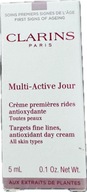 CLARINS Multi-Active Jour 5 ml krem na dzień wszystkie typu skóry