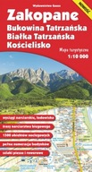 MAPA. ZAKOPANE, BUKOWINA TATRZAŃSKA, BIAŁKA TATRZAŃSKA I KOŚCIELISKO 1:10 0