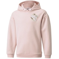 152cm Detská mikina Puma Alpha Hoodie FL svetlor