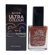 Avon 60Second Express Lakier SZYBKOSCHNĄCY 60 Sekund NAUGHTY BROWNIE brąz