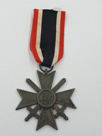 III Rzesza Krzyż Zasługi Wojennej z Mieczami KVK II klasy zdenazyfikowany
