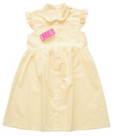 GEORGE letnia sukienka gingham yellow 122-128