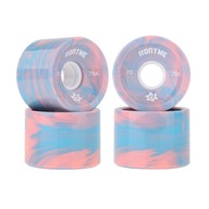 Ronyme Zestaw 4 kółek 70mm 78A Solidne koła do longboardu Smooth Riding Multi