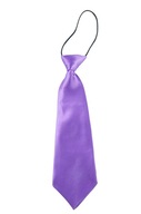 FIALOVÁ detská hladká kravata1-10l pre chlapca
