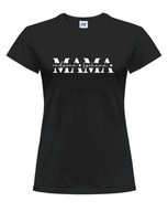 Koszulka dla kobiety czarna z nadrukiem dla MAMY prezent na DZIEŃ MATKI XL