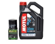 OLEJ MOTUL 3000 20W50 +FILTR YAMAHA XV 750 VIRAGO