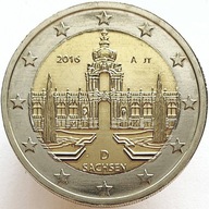 2 euro 2016 Sasko (J) - Mincovňa (UNC) príležitostné
