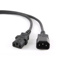 Kabel zasilający, przedłużający IEC 320 C13/C14 z certyfikatem VDE Gembird
