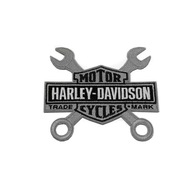 Nášivka Harley-Davidson Bar & Shield Wrenches black/grey 102 x 91 mm