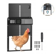 Automata tyúkól ajtó időzítővel Elektromos csirkefedél