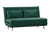 Sofa rozkładana SPIKE II VELVET zielona SIGNAL