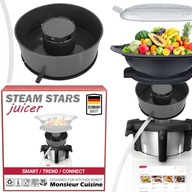 Odšťavovač thermoCOOKING SteamStars(R) Juicer pre SilverCrest Monsieur Cuisine SMART a Connect čierny 1050 W