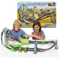 HOT WHEELS SUPER MARIO DRÁHA AUTOMOBILOVÁ DVOJITÁ PÚTKA MARIOKART +AUTO